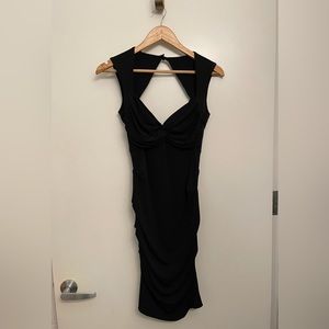 NICOLE MILLER little black bodycon dress, size 4